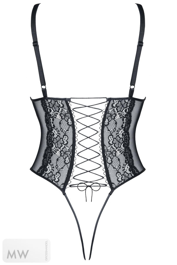 schwarzer ouvert Body Margot von Demoniq Look at Me Collection