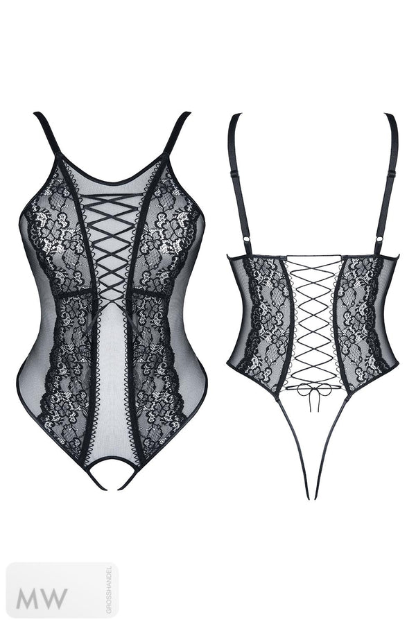 schwarzer ouvert Body Margot von Demoniq Look at Me Collection