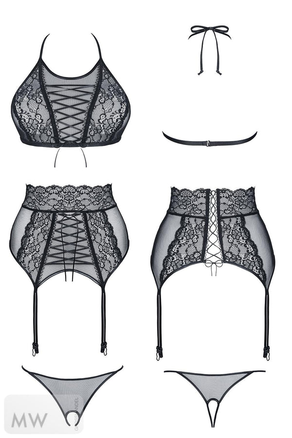 schwarzes Set Vanda von Demoniq Look at Me Collection