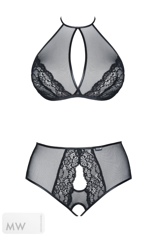 schwarzes Set Yolande von Demoniq Look at Me Collection