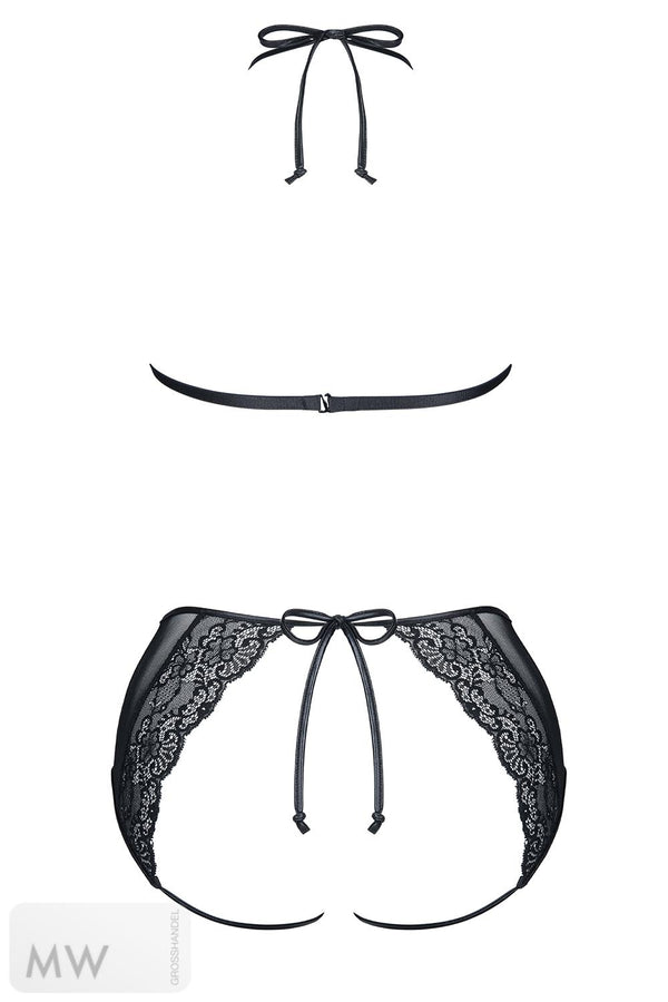 schwarzes Set Yolande von Demoniq Look at Me Collection