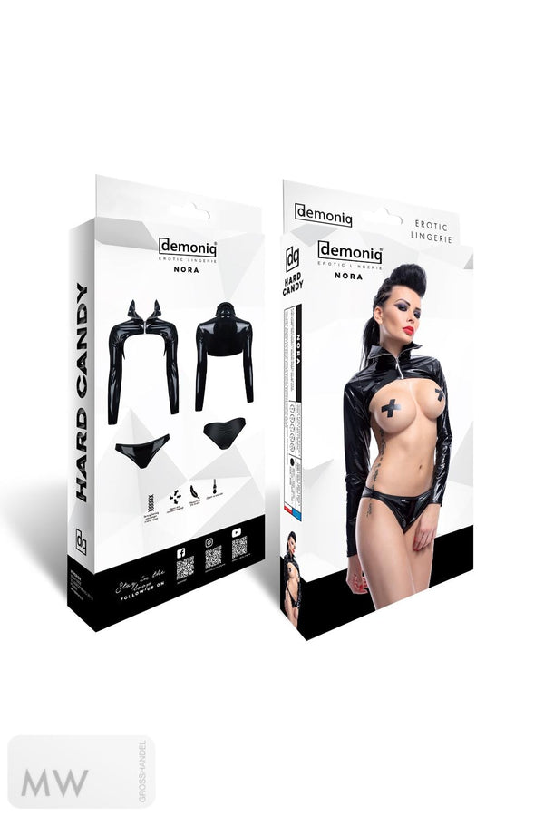 schwarzes Set Nora von Demoniq Hard Candy Collection