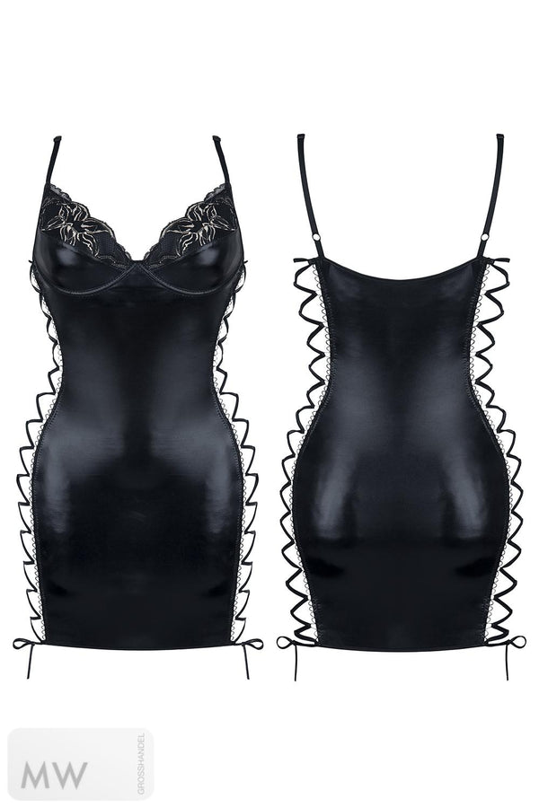 schwarzes Minikleid Aline von Demoniq Magnetic Collection