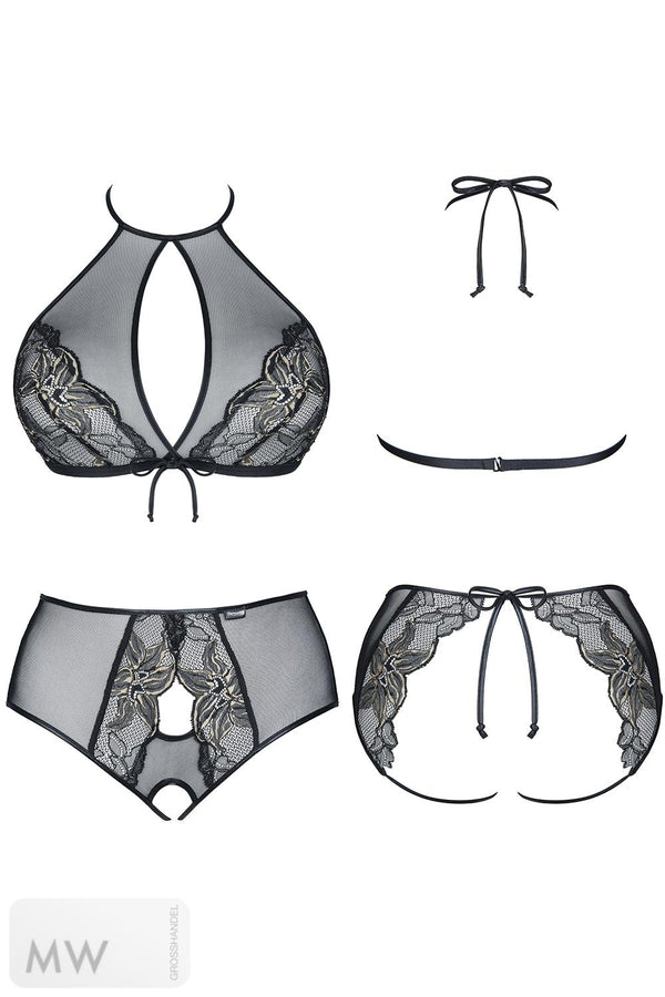 schwarzes Set Mathilde von Demoniq Magnetic Collection