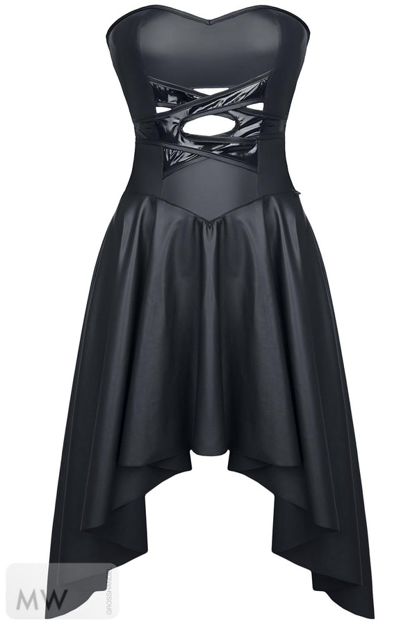 schwarzes Kleid DE438 von Demoniq Hard Candy Collection