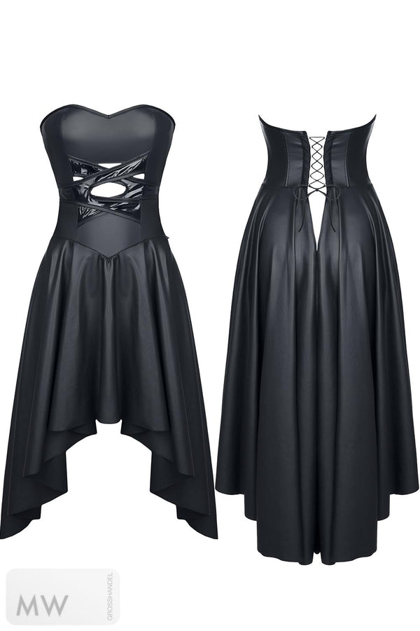 schwarzes Kleid DE438 von Demoniq Hard Candy Collection