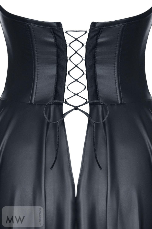 schwarzes Kleid DE438 von Demoniq Hard Candy Collection