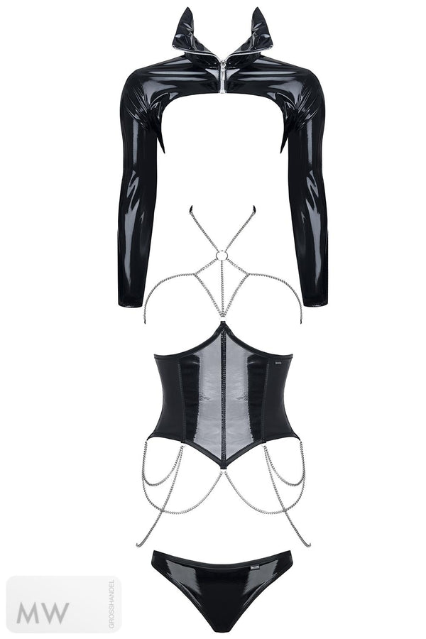 schwarzes Set DE443 von Demoniq Hard Candy Collection