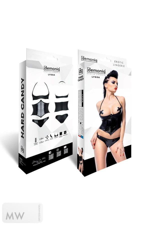 schwarzes Set DE448 von Demoniq Hard Candy Collection