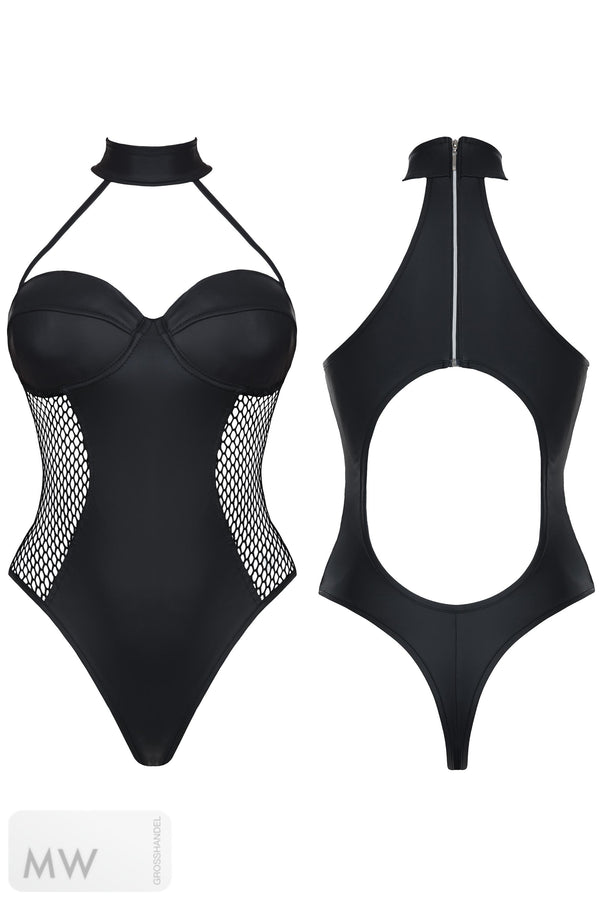 schwarzer Body DDKeto001 von Demoniq Dark Desire Collection