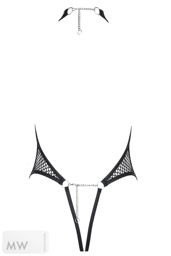 schwarzer Body DDHarmonia001 von Demoniq Dark Desire Collection