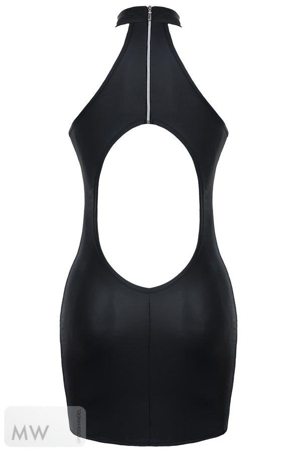 schwarzes Minikleid DDFeme001 von Demoniq Dark Desire Collection