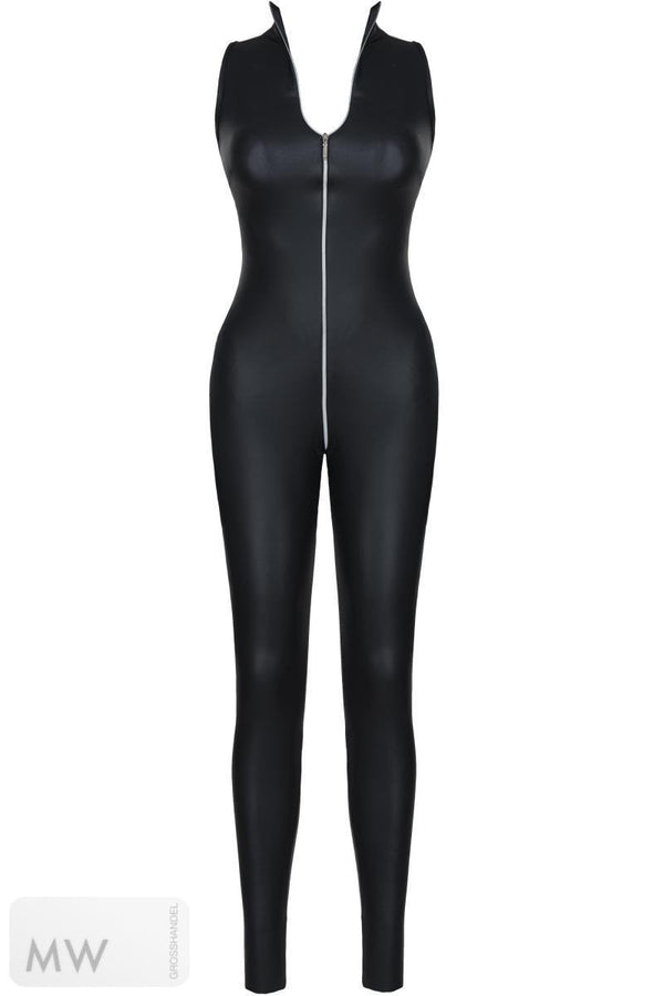 schwarzer Overall DDAnanke001 von Demoniq Dark Desire Collection