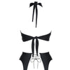 schwarze Corsage DDHekate001 von Demoniq Dark Desire Collection
