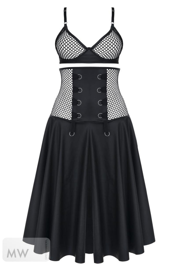 schwarzes Set DDSelene001 von Demoniq Dark Desire Collection