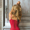 rotes Gorset R-602 von Excellent Beauty