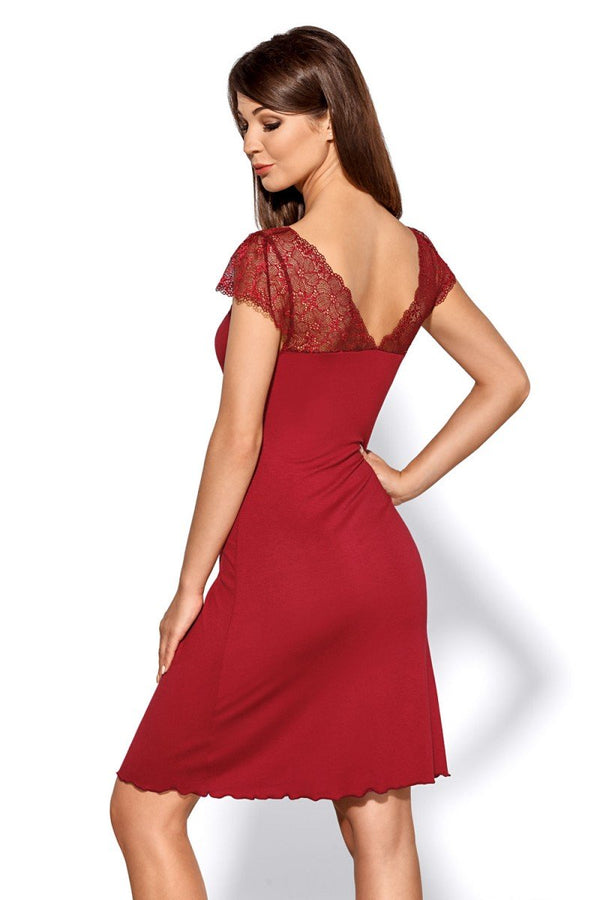 Nachtkleid Helen Burgund von Hamana