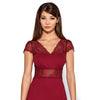 Nachtkleid Helen Burgund von Hamana