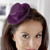 Fascinator Hut violett