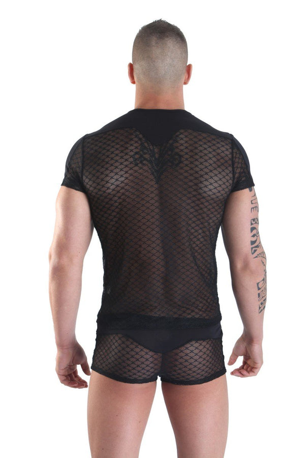 schwarzes T-Shirt Jump Street von Look Me