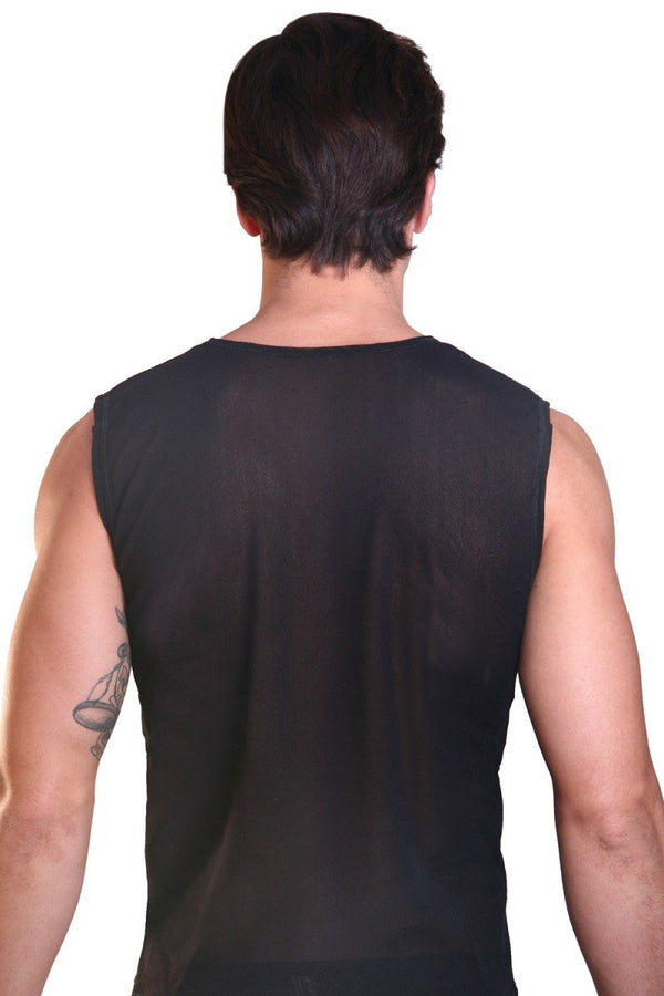 schwarzes Muskel-Shirt Audacious von Look Me