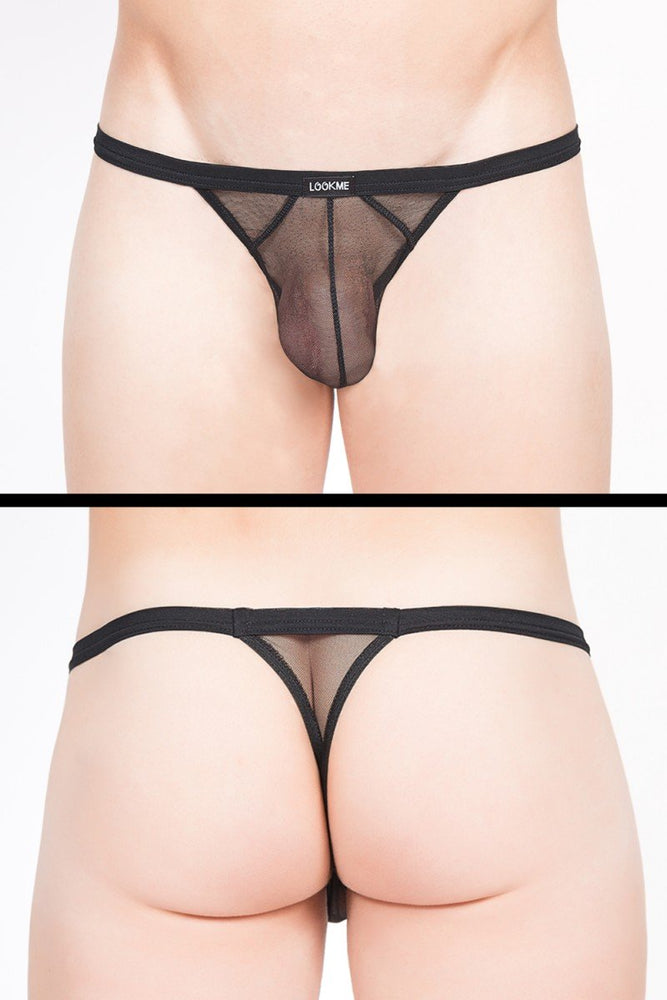 schwarzer String Malibu 2 92-57 von Look Me