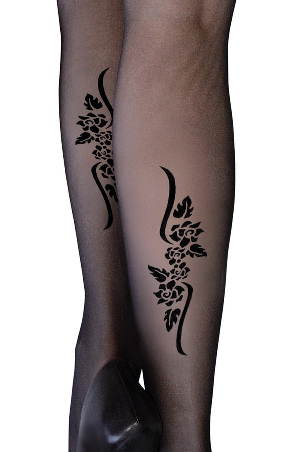 schwarze halterlose Strümpfe Lisa von Legg Story