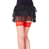 halterlose Netz-Strümpfe Rita rot von Legg Story