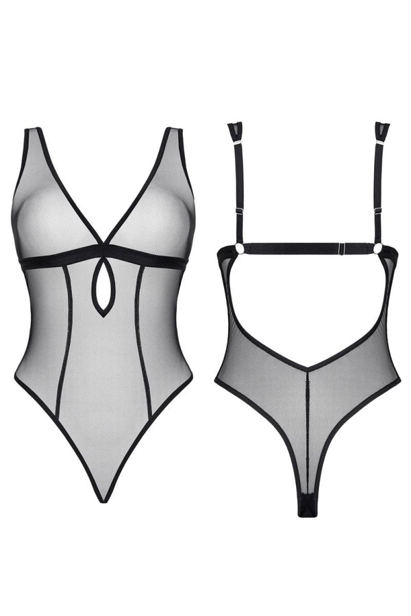 schwarzer Body LXMireia001 von Demoniq LadyX