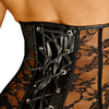 schwarze Corsage F137 von Noir Handmade Diva Collection