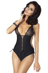 schwarzes Damenbody Zoja von Passion