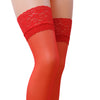 halterlose Strümpfe ST003 rot von Passion