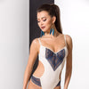 ecru-blauer Body Ivone von Passion