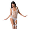 weißer Bodystocking BS060 von Passion