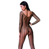 schwarzer ouvert Bodystocking BS068 von Passion
