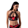 schwarz-rotes Scarlet Set von Passion Devil Collection