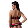 schwarz-rotes Scarlet Set von Passion Devil Collection