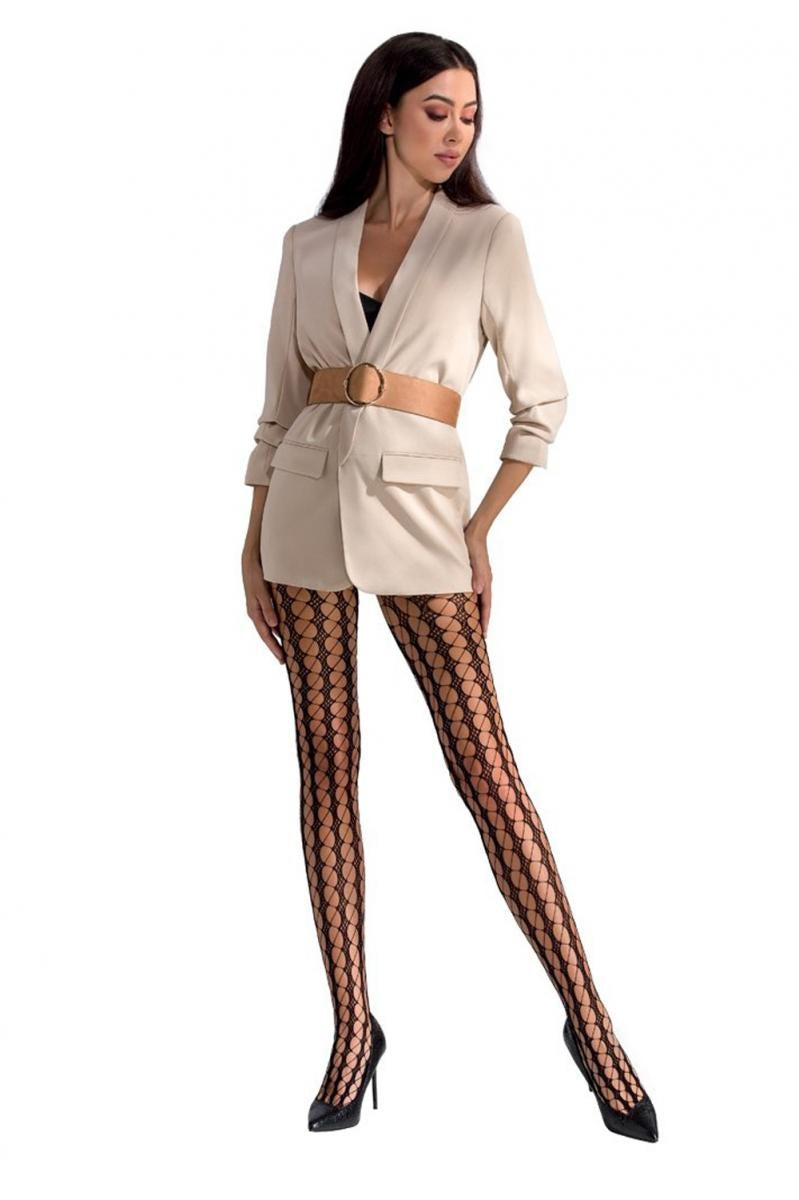 Netz-Strumpfhose TI048 schwarz von Passion