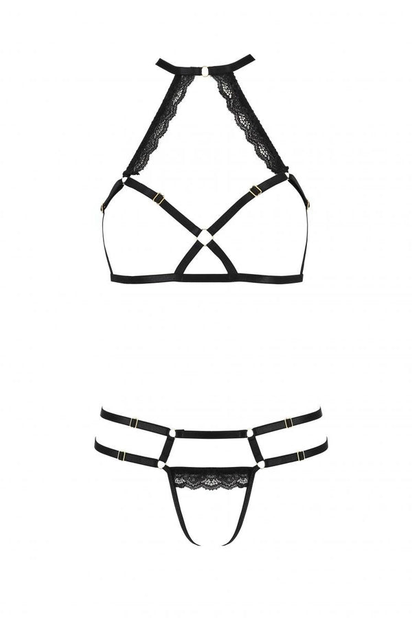 schwarzes Set PA595879 von Passion Devil Collection