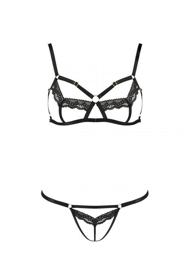 schwarzes Set PA595891 von Passion Devil Collection