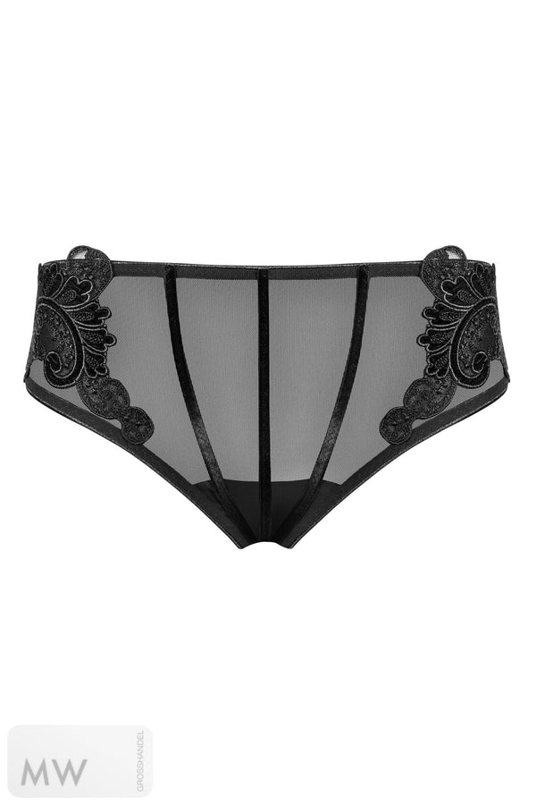 1818 Damen Tüll Slip mit Stickerei von Petite Noir