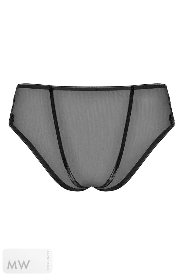 1818 Damen Tüll Slip mit Stickerei von Petite Noir