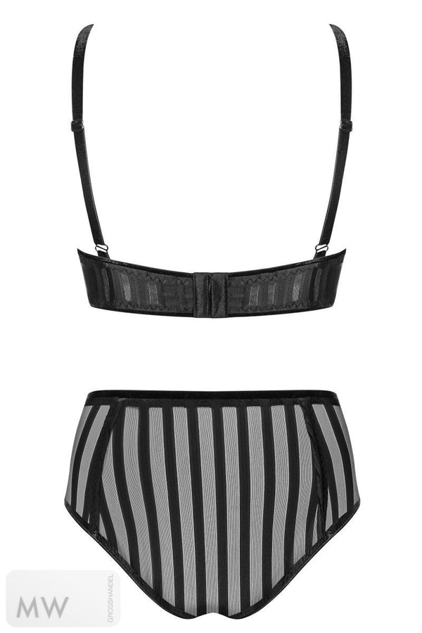 121418 Set aus High Neck Bügel-BH und Panty von Petite Noir