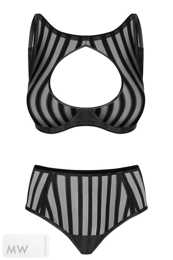 121418 Set aus High Neck Bügel-BH und Panty von Petite Noir