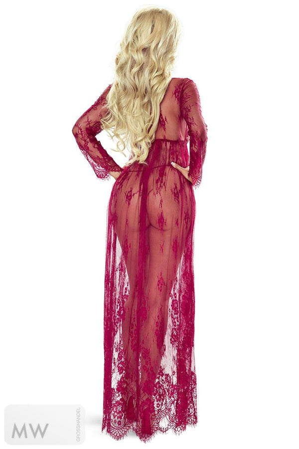 langes weinrotes Kleid So Elegant von Provocative