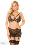 schwarzes Set 1888 von Softline Erotic Collection