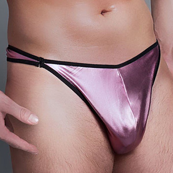 pinker String Tanga MC-9027 Speed aus Wetlook Material von Andalea Dessous