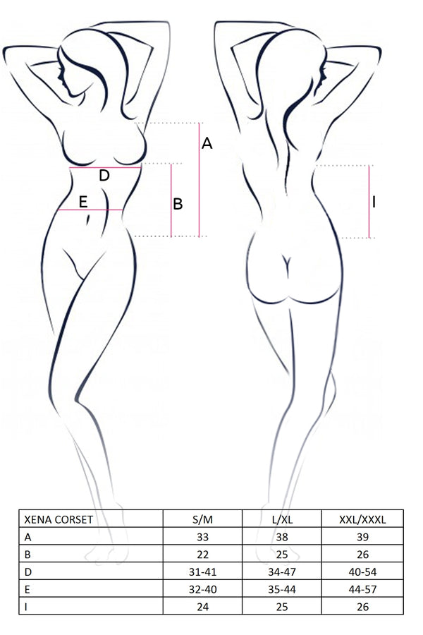 PL Xena corset weiß