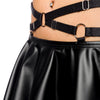 Harness-Wetlook-Set mit ausgestelltem Rock 18264 von Saresia