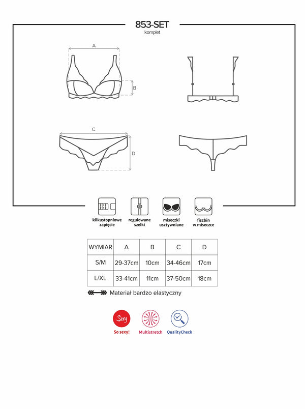 853-SET-1 Set schwarz